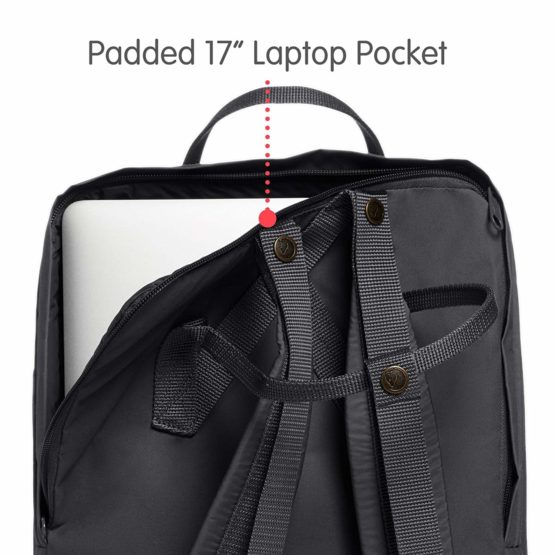 Fjallraven Unisex Adults' Kånken Laptop 17" Backpack - Image 2