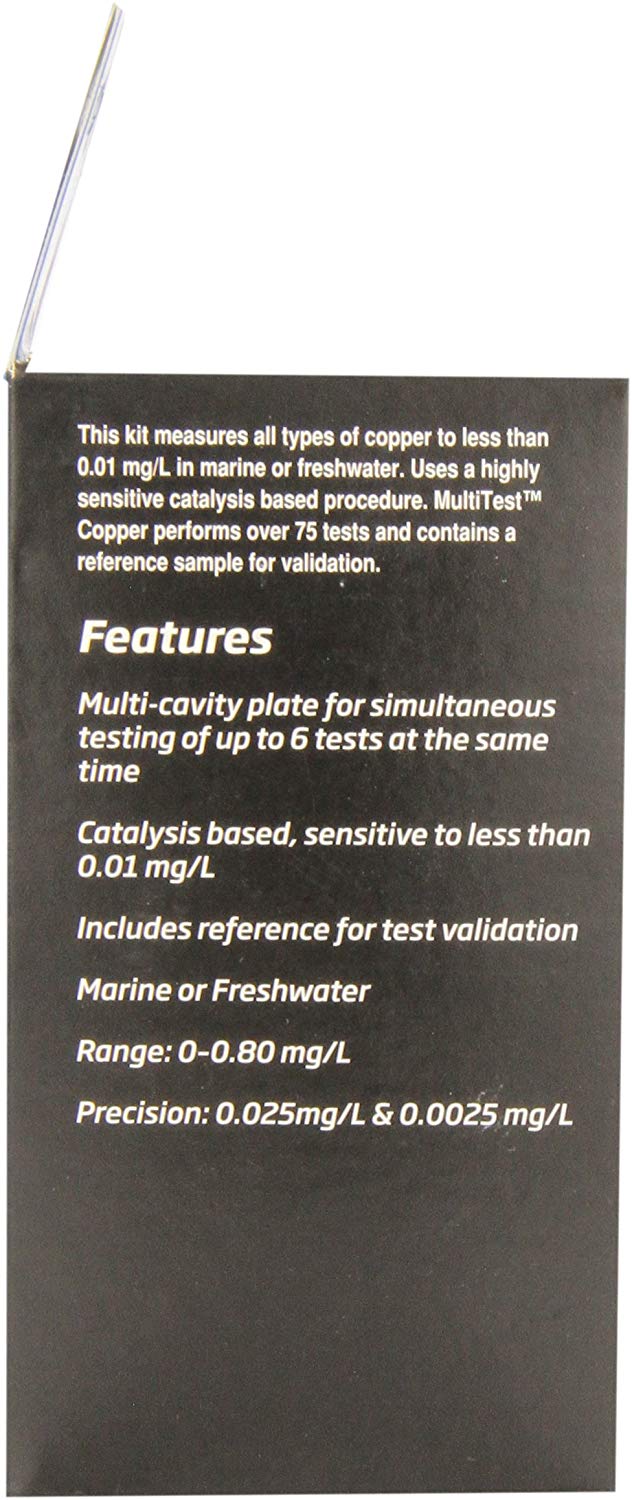 Seachem MultiTest Copper Test Kit, 75 tests, CYAN - Image 3