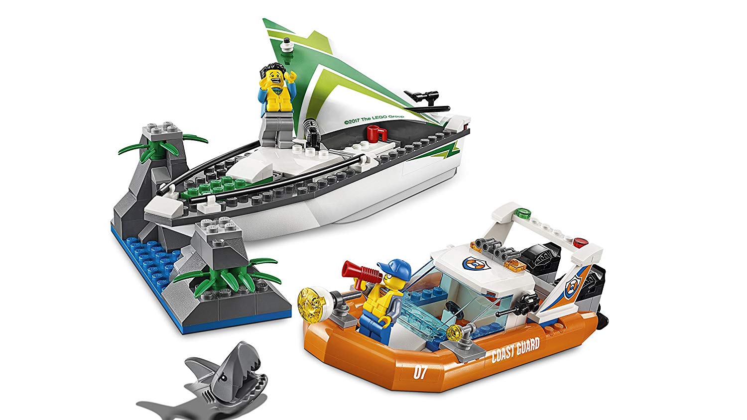 Lego City 60168 sail boat rescue set, Colourful - Image 4
