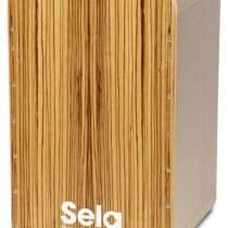 Sela SE 004A CaSela Zebrano High Grade Wood Veneer Snare Cajon
