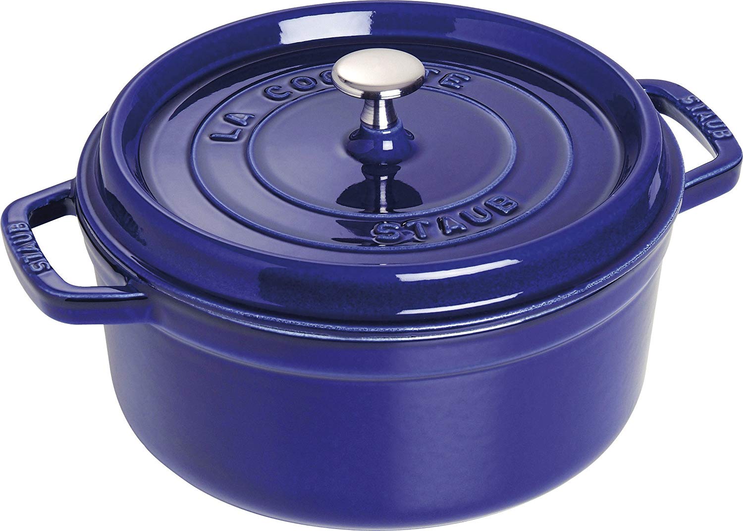 STAUB 40510-265-0 Cocotte Round 22cm Dark Blue