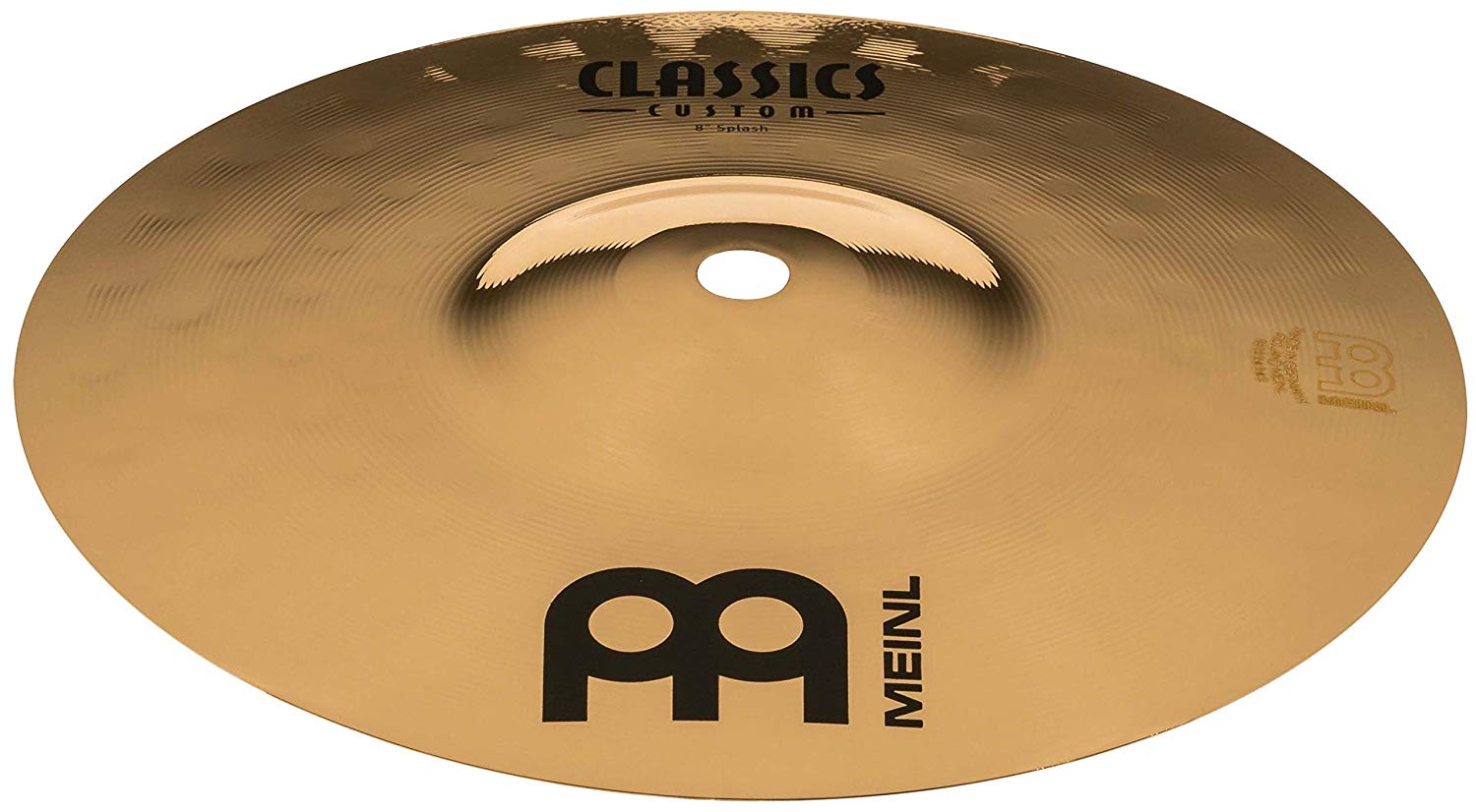 Meinl Cymbals Classics Custom Brilliant Splash Cymbal 8 inch (Video) for Drum Set (20,32cm) B12 Bronze, Brilliant Finish - Image 3
