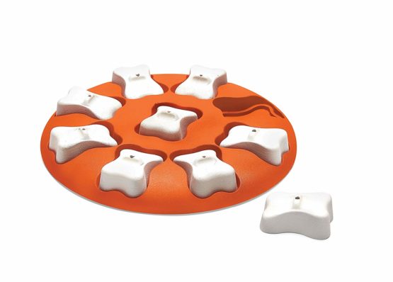 Nina Ottosson by Outward Hound Dog Smart Orange Interactive Treat Puzzle Dog Toy