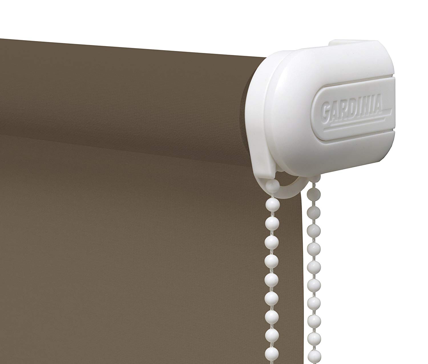 Gardinia Light Blocking Side Pull Roller Blind, Brown, 62 x 180 cm, 180W x 62H cm - Image 2