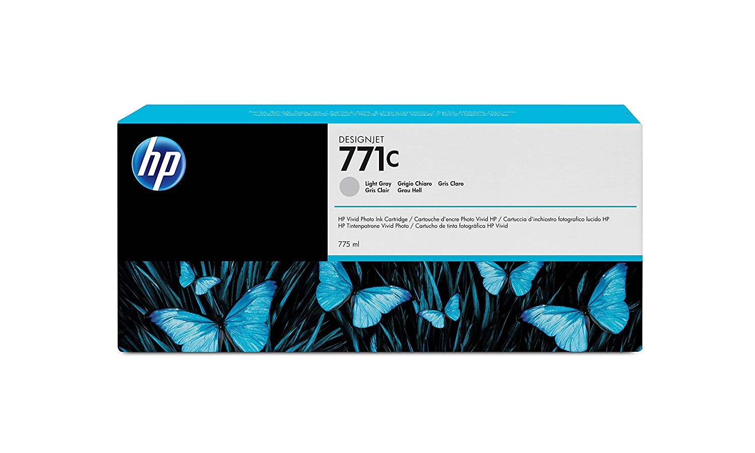 HP 771C - B6Y14A - 1 x Light Grey - Ink cartridge - For DesignJet Z6200, single pack