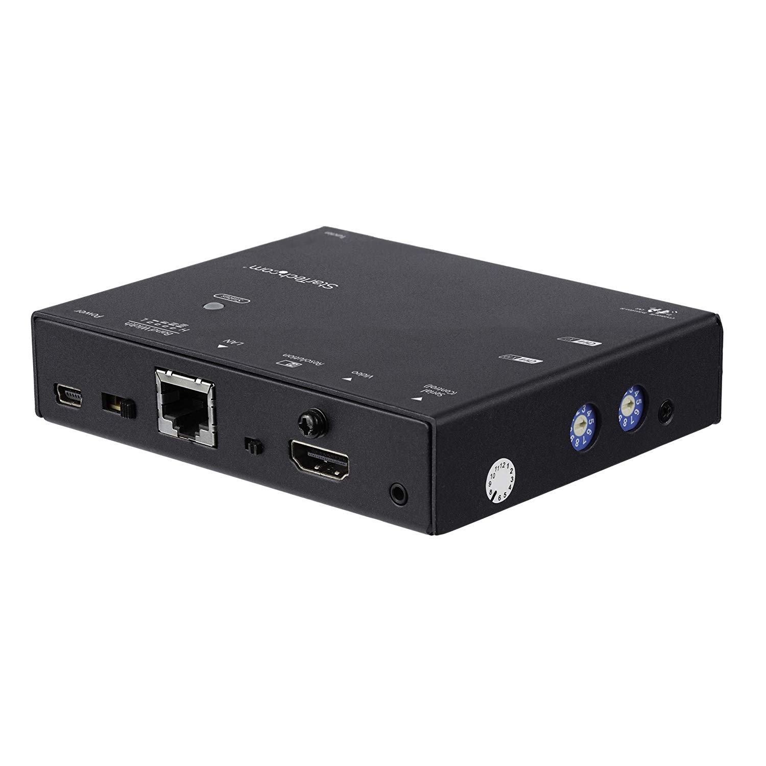 StarTech.com HDMI Over IP Extender Kit - Advanced Compression - Transmitter & Receiver (ST12MHDLNHK), Black, 50' - Image 3