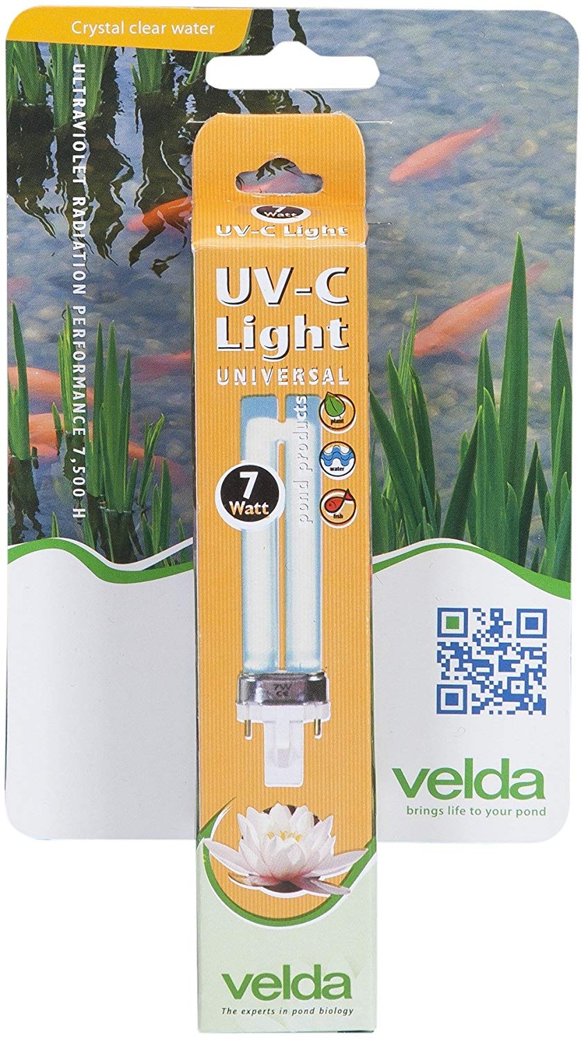 velda UV-C PL Lamp 7 Watt, Black, 1-er Pack