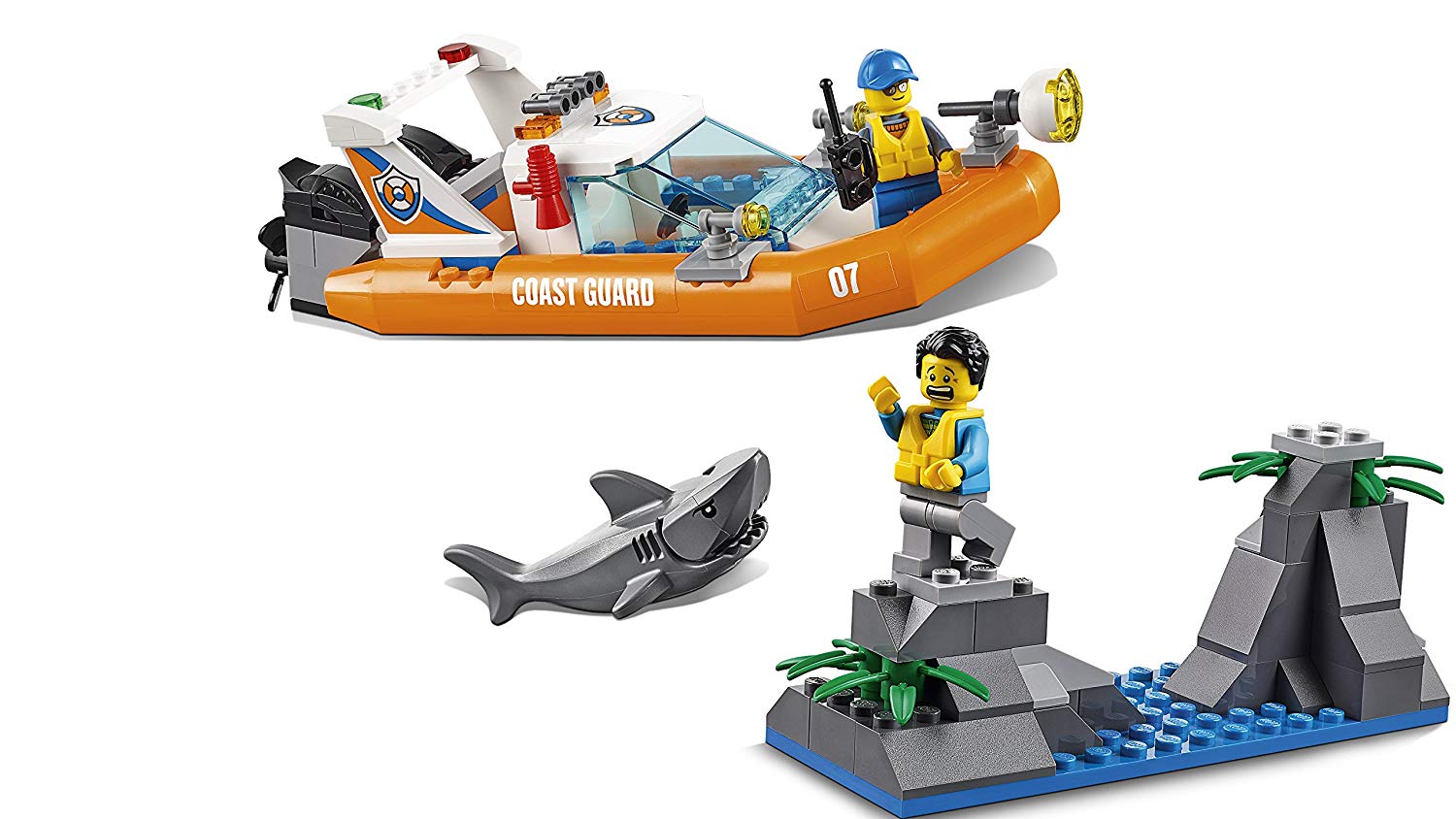 Lego City 60168 sail boat rescue set, Colourful - Image 3