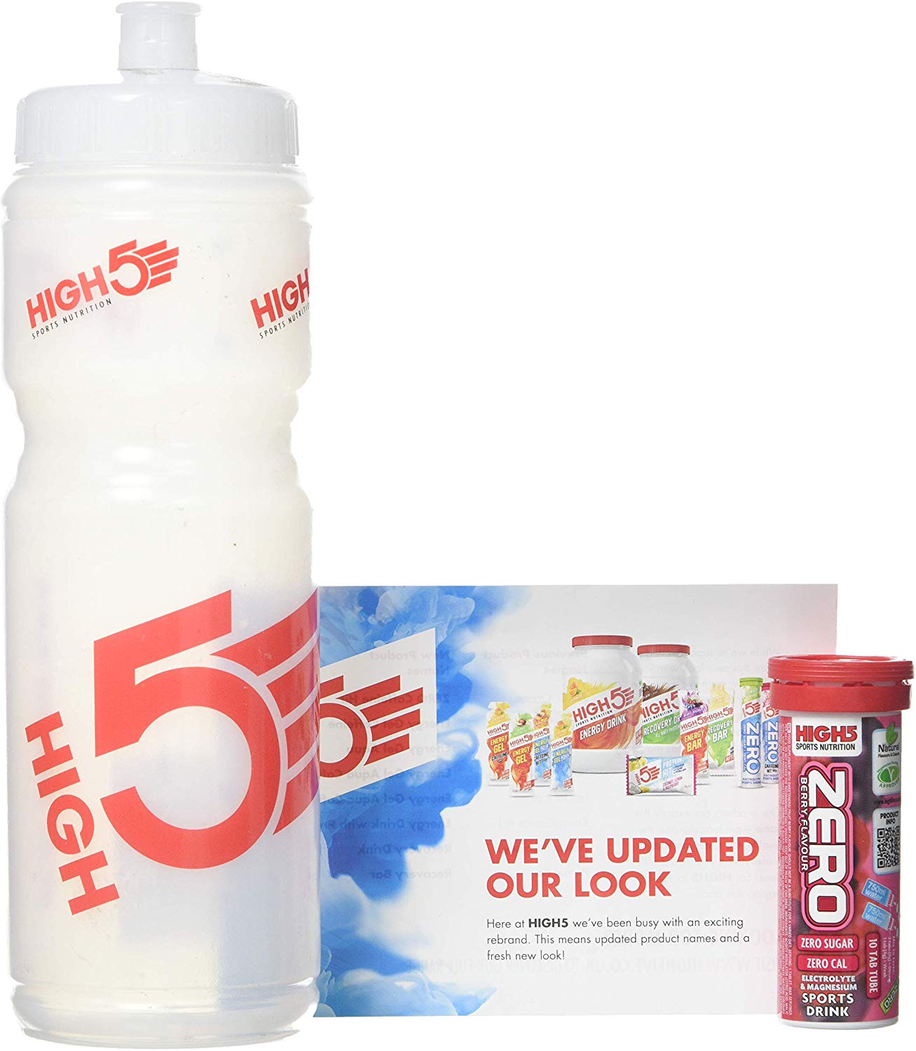 HIGH5 Hydration Starter Kit Inc 750ml Bottle & ZERO 10 Tab Berry Hydration Tablets - Image 2