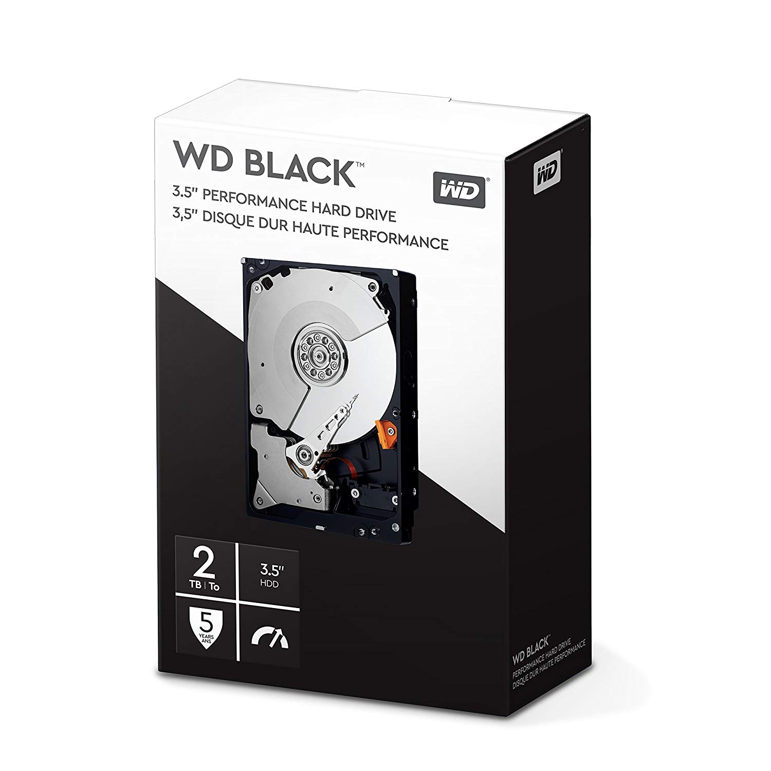 WD_BLACK 2TB Performance 3.5" Internal Hard Drive - 7200 RPM Class, SATA 6 Gb/s, 64MB Cache