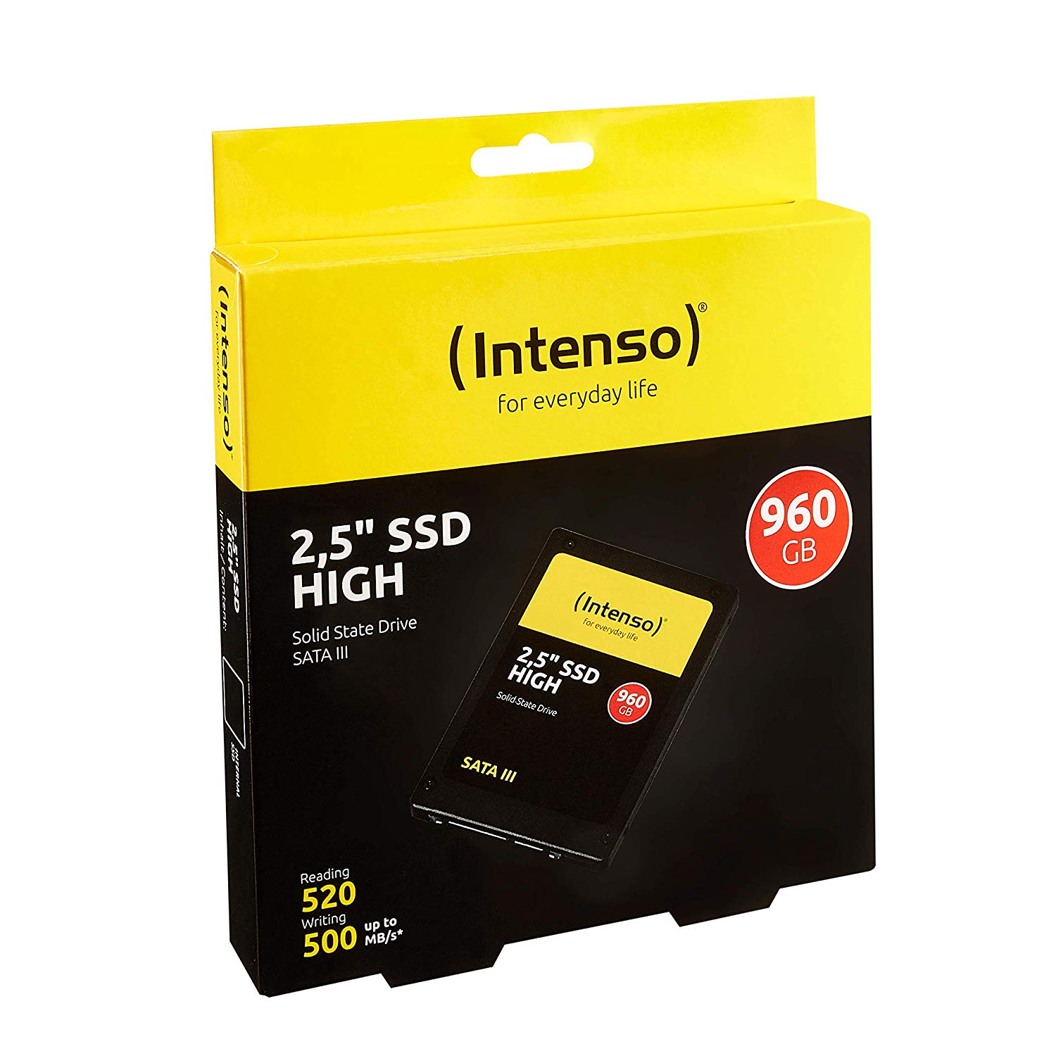 Intenso 960 GB 2.5-Inch Internal Solid State Drive,Black,3813460, 960GB - Image 2