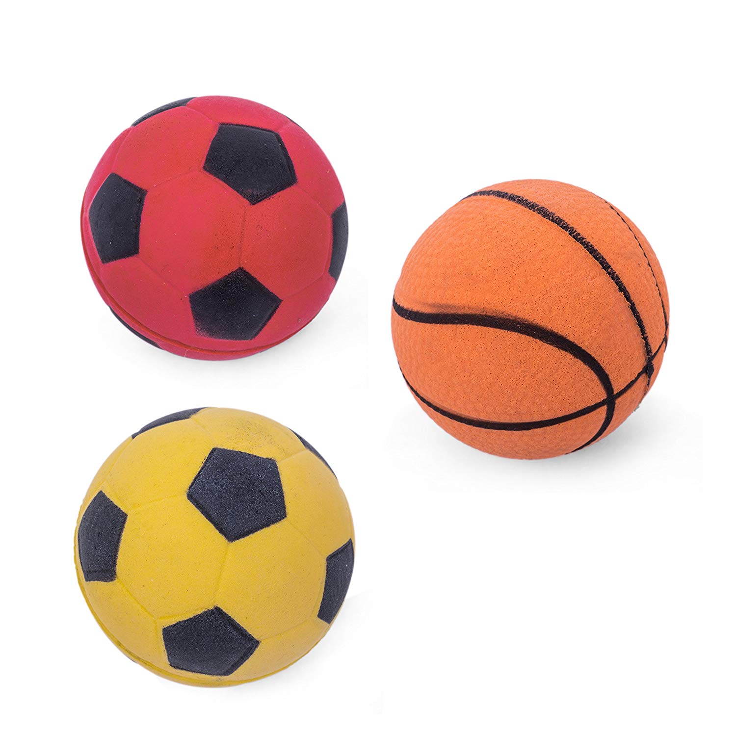 Petface Sponge Balls, Pack of 3, 3 Pack - Image 2
