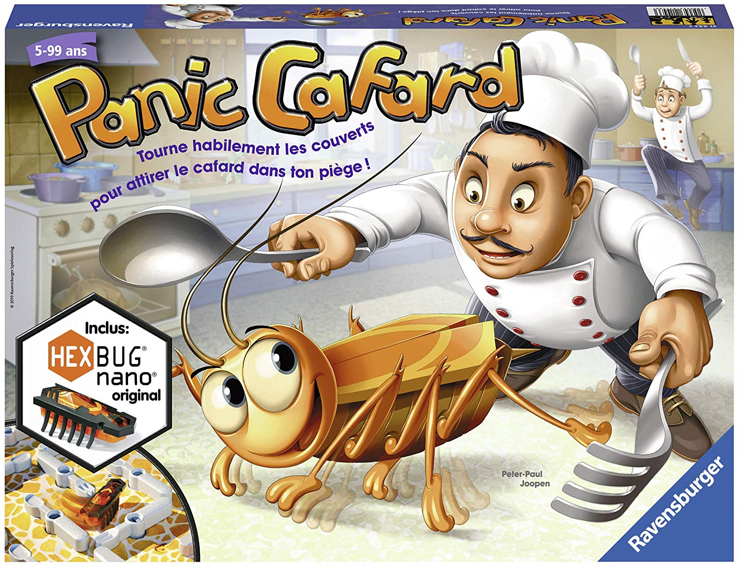 Ravensburger Panic Cafard - Board Game for Children - for 2 to 4 Players - from 5 Years - 21443, _, 37 x 27 x 6 cm