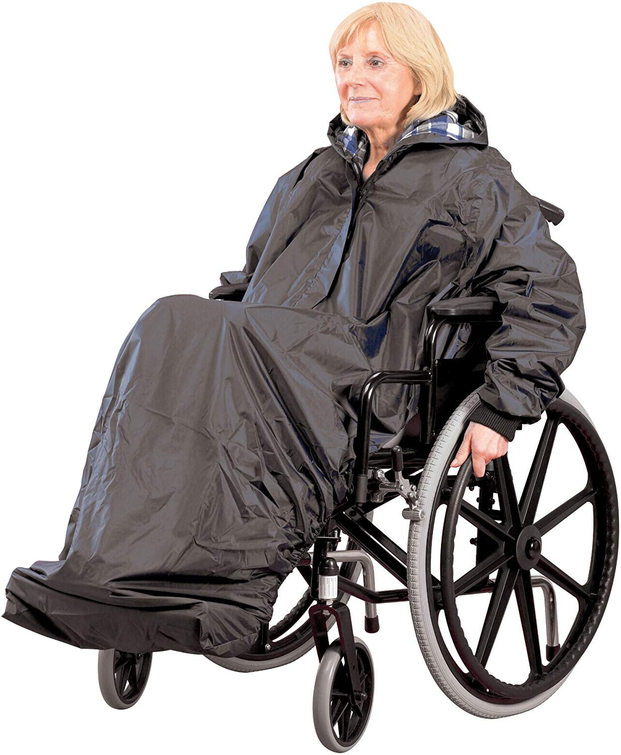 Homecraft Wheelchair Mac with Sleeves, Waterproof Complete Protection