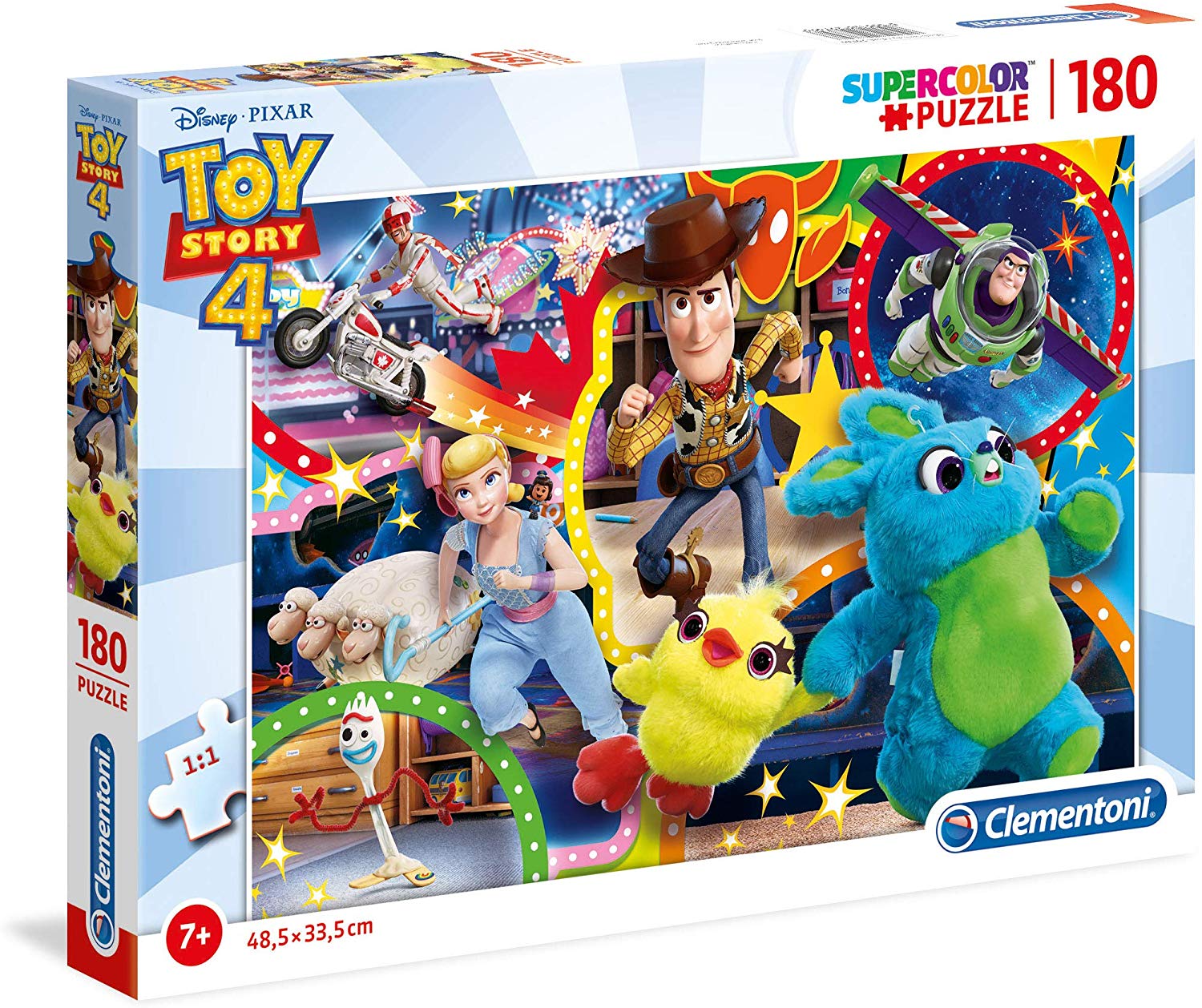 Clementoni – 29769 – Supercolor Puzzle – Disney Toy Story 4 – 180 ...