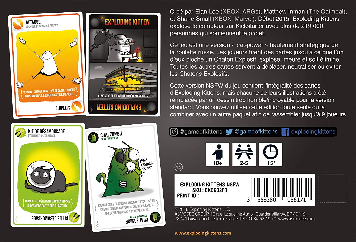 Exploding Kittens : Edition NSFW, Multicolor - Image 3