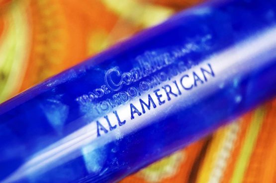 Conklin All American Fountain Pen with Fine Nib - Lapis Blue - Image 4