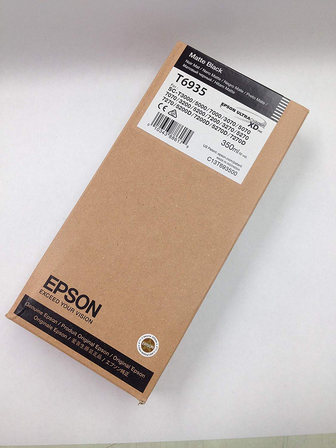 Epson T6935 UltraChrome XD Matte Black Original Standard Capacity Ink Cartridge (350 ml)