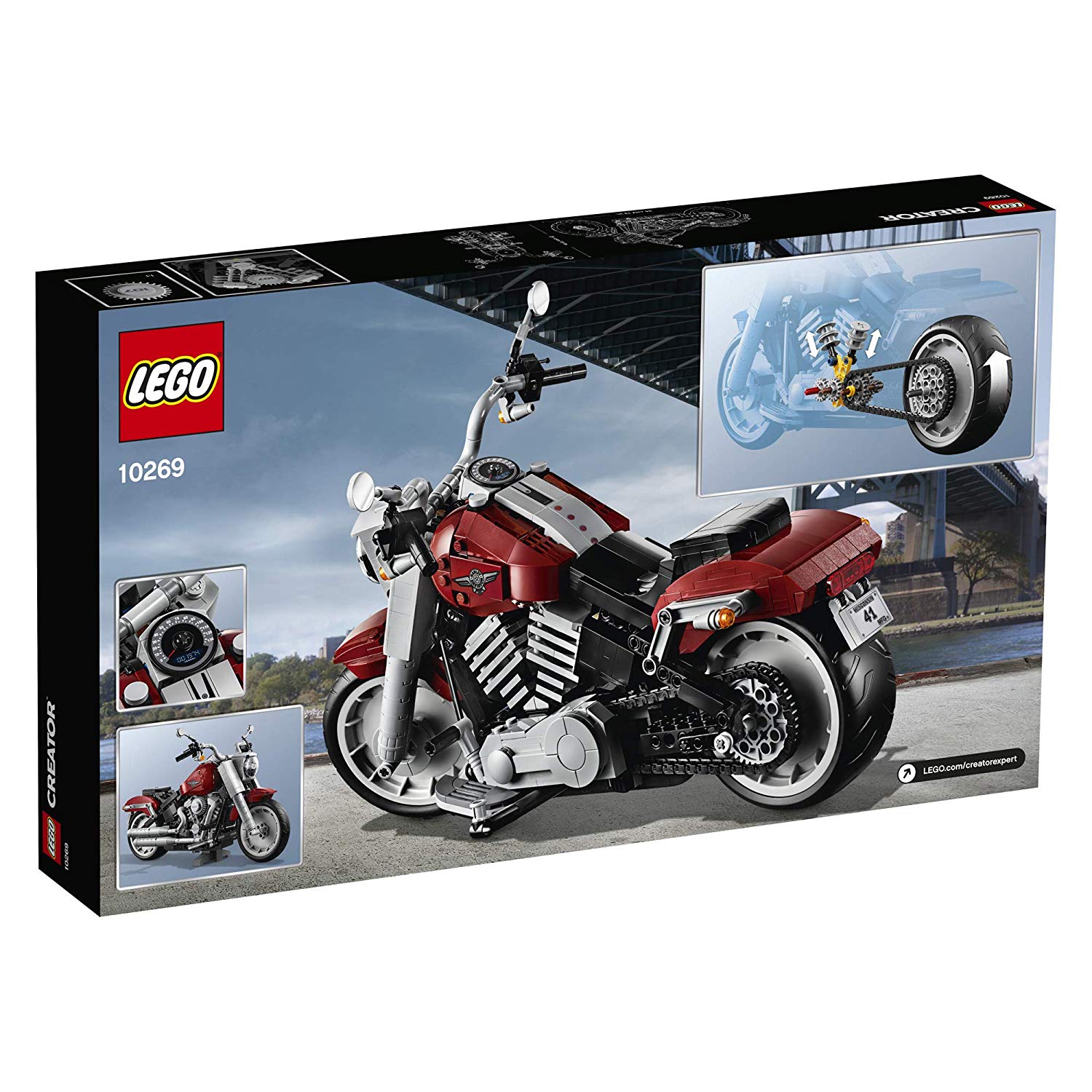 LEGO Creator 10269 Harley Davidson Fatboy Expert Series(10269), for 16 years to 99 years, Any, standard size - Image 3