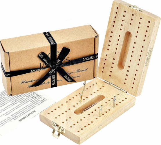Jaques of London Folding Cribbage Board No Cards Cribbage Board | Premium Cribbage | Amazing Board Games | Perfect Board Game | Since 1795 - Image 4