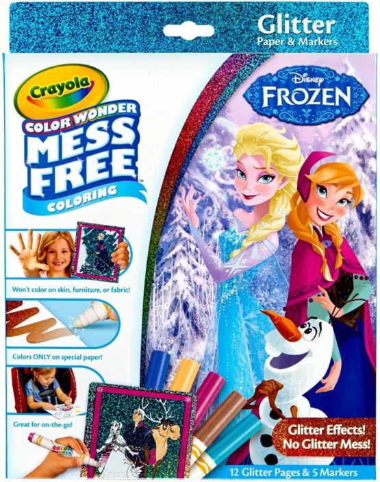 CRAYOLA Colour Wonder Glitter Set, Multicoloured, 29.21 x 22.09 x 2.28 cm