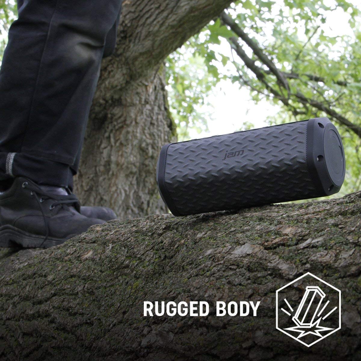 Jam Audio Xterior Plus Waterproof Bluetooth Speaker, Wireless Rugged