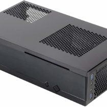 SilverStone SST-ML05B - Milo Slim HTPC Silent Mini-ITX Computer Case, black