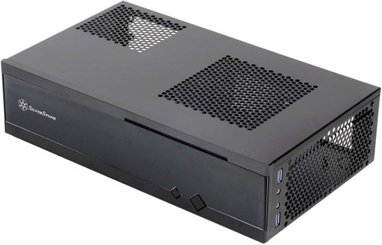 SilverStone SST-ML05B - Milo Slim HTPC Silent Mini-ITX Computer Case, black