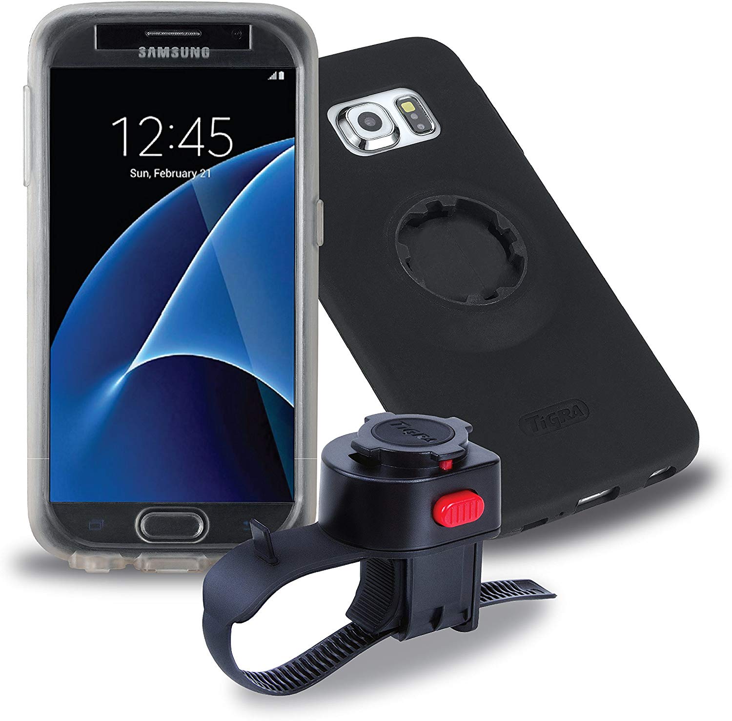 Tiger Sport FitClic Bike Kit for Samsung Galaxy S7 Edge, Black