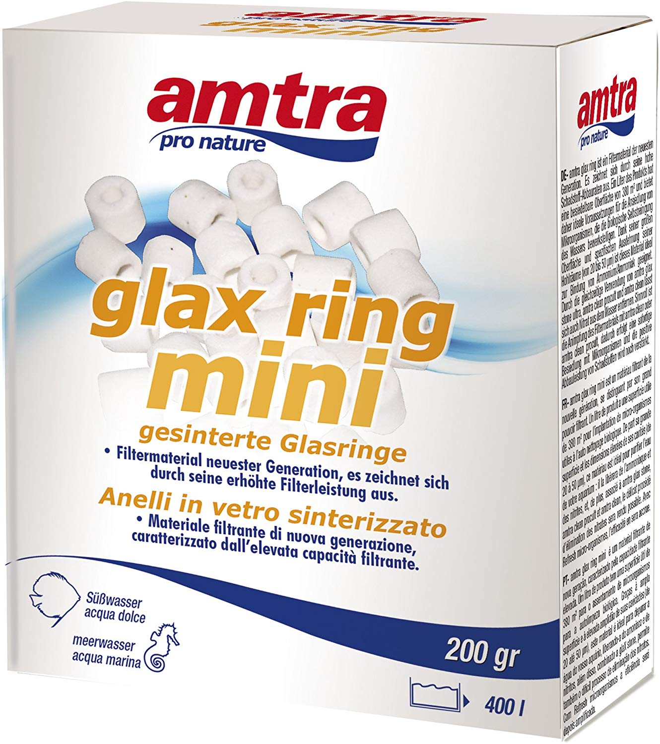 Amtra Wave Glax A3002332 Mini Sintered Glass Rings 200 g