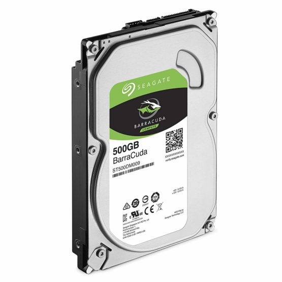 Seagate Barracuda - 500GB internal hard drive (7200 rpm, SATA3) silver color,ST500DM009 - Image 2