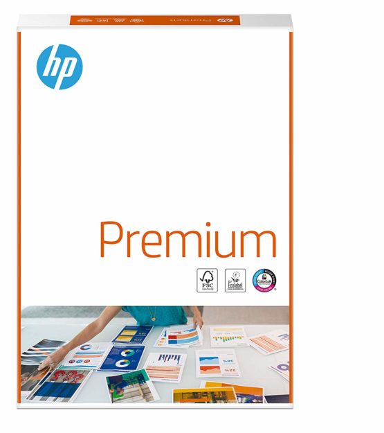 HP Printer Paper, Premium A4 Paper, 210x297mm, 100gsm, 250 Sheets - FSC Certified Copy Paper