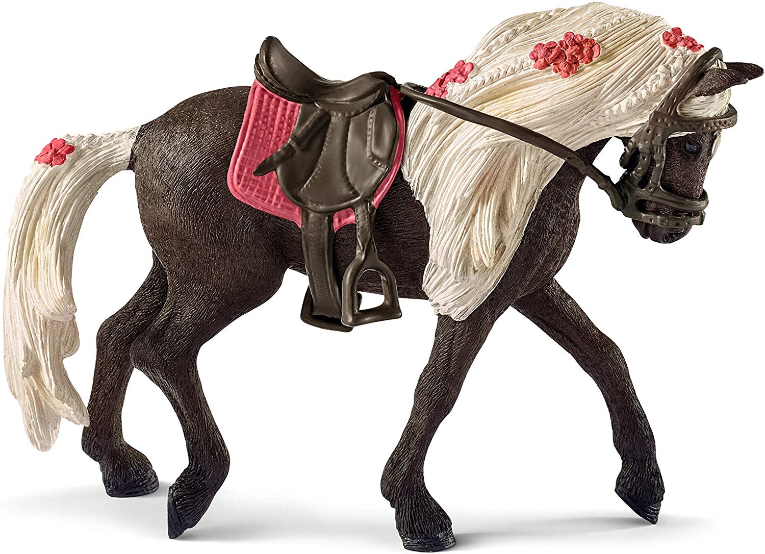 SCHLEICH 42469 Rocky Mountain Horse mare horse show Horse Club Playset for ages 5+, Multicoloured, 18 cm groß - Image 2