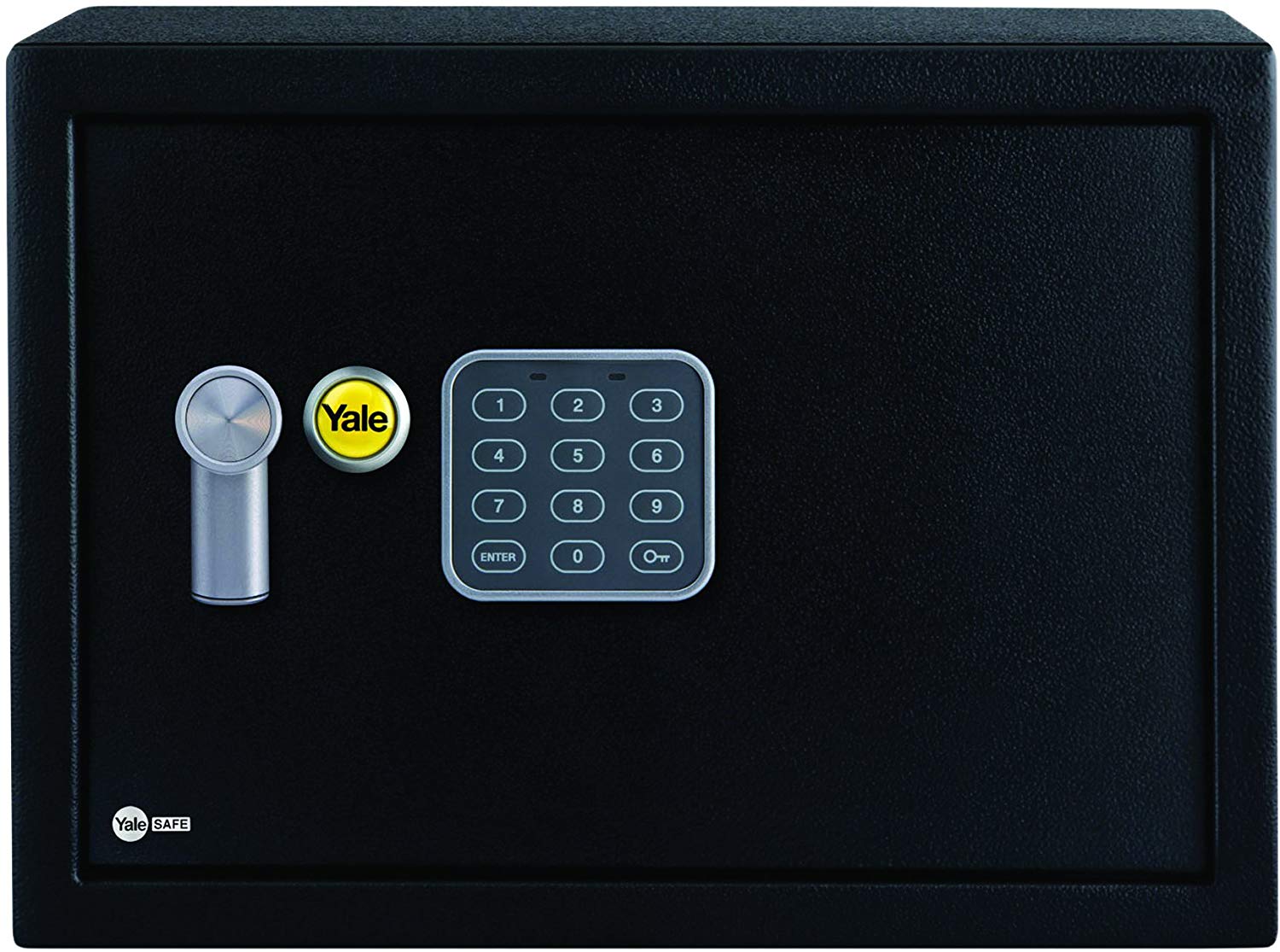 Yale YSV/200/DB1 Small Value Safe, Digital Keypad, LED Light Indicators, 15mm Steel Locking Bolts, Emergency Override Key