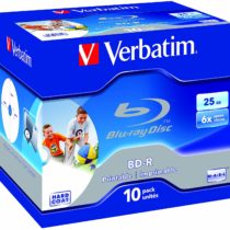 Verbatim 43713 25 GB 6X BD-R Inkjet JC (Pack of 10)