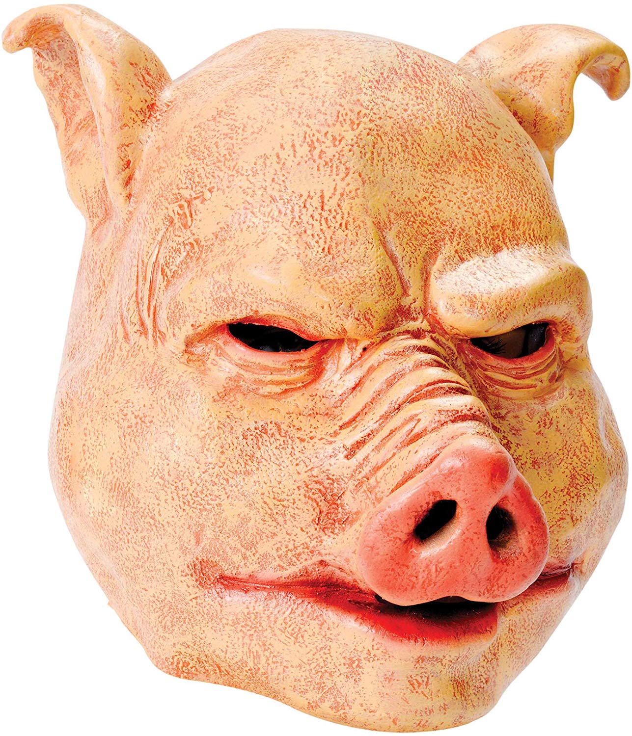 Pink Rubber Latex Horror Pig Mask, Pack of 1 - Realistic Costume Accessory for Halloween Cosplay Events, & More Halloween