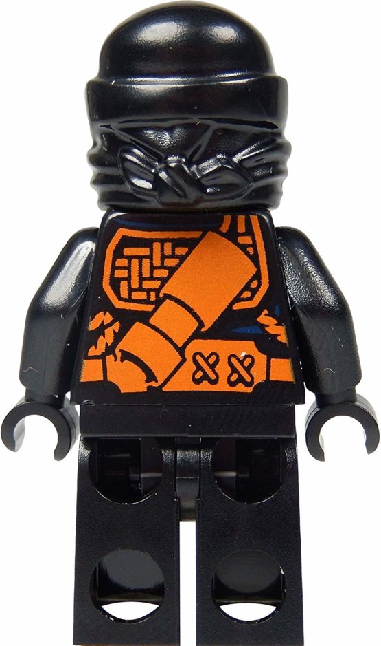 LEGO® Ninjago Minifigure - Cole Zukin Robe (Black Ninja) with Gold Katana - Image 3