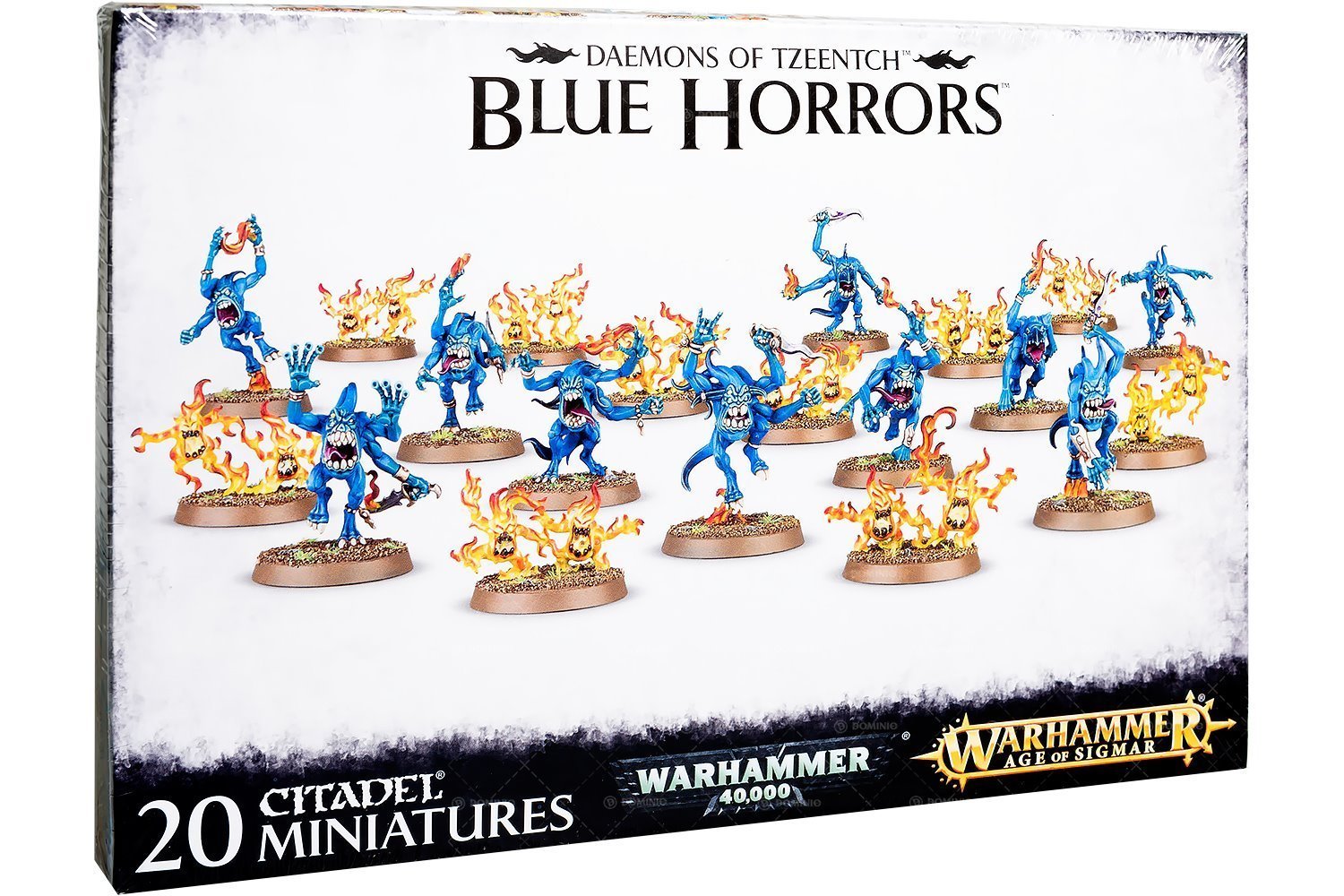 Games Workshop 99129915029 "Warhammer Age of Sigmar Blue and Brimstone Horrors Action Figure, Blue,pink, Medium