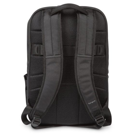Targus CitySmart Advanced Travel Business Commuter Laptop Backpack with Multiple Pockets, Back Panel Support, Trolley Strap, Protective Sleeve fits 12.5-15.6-Inch Laptop, Black/Grey (TSB912EU) - Image 4