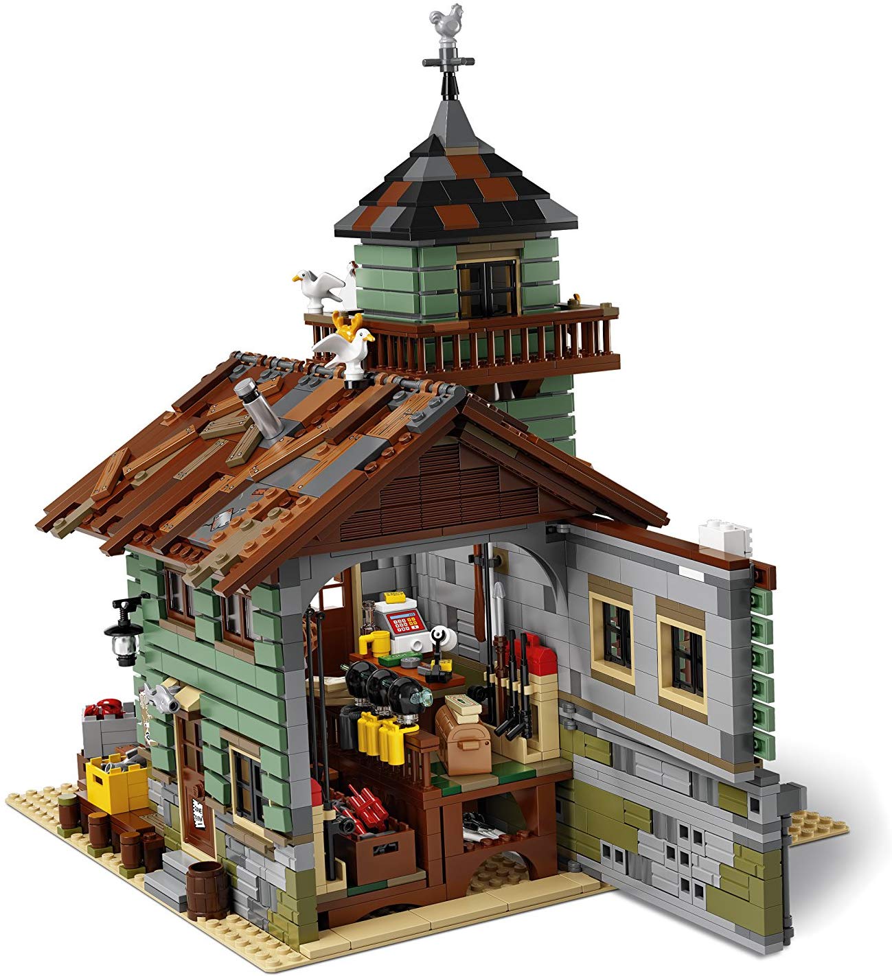 LEGO UK 21310 "Old Fishing Store Construction Toy, Small - Image 3