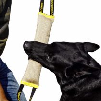 Dingo Jute Bite Tug With Two Handles For Tug Of War Play Dog Bite Training 10579