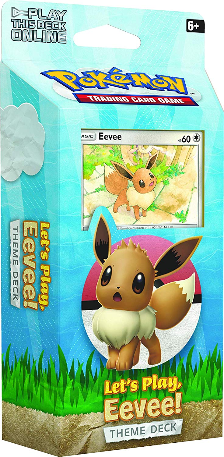 Pokemon POK80615 Pokémon TCG: Let’s Play Pikachu/Eevee Theme Deck (one ...