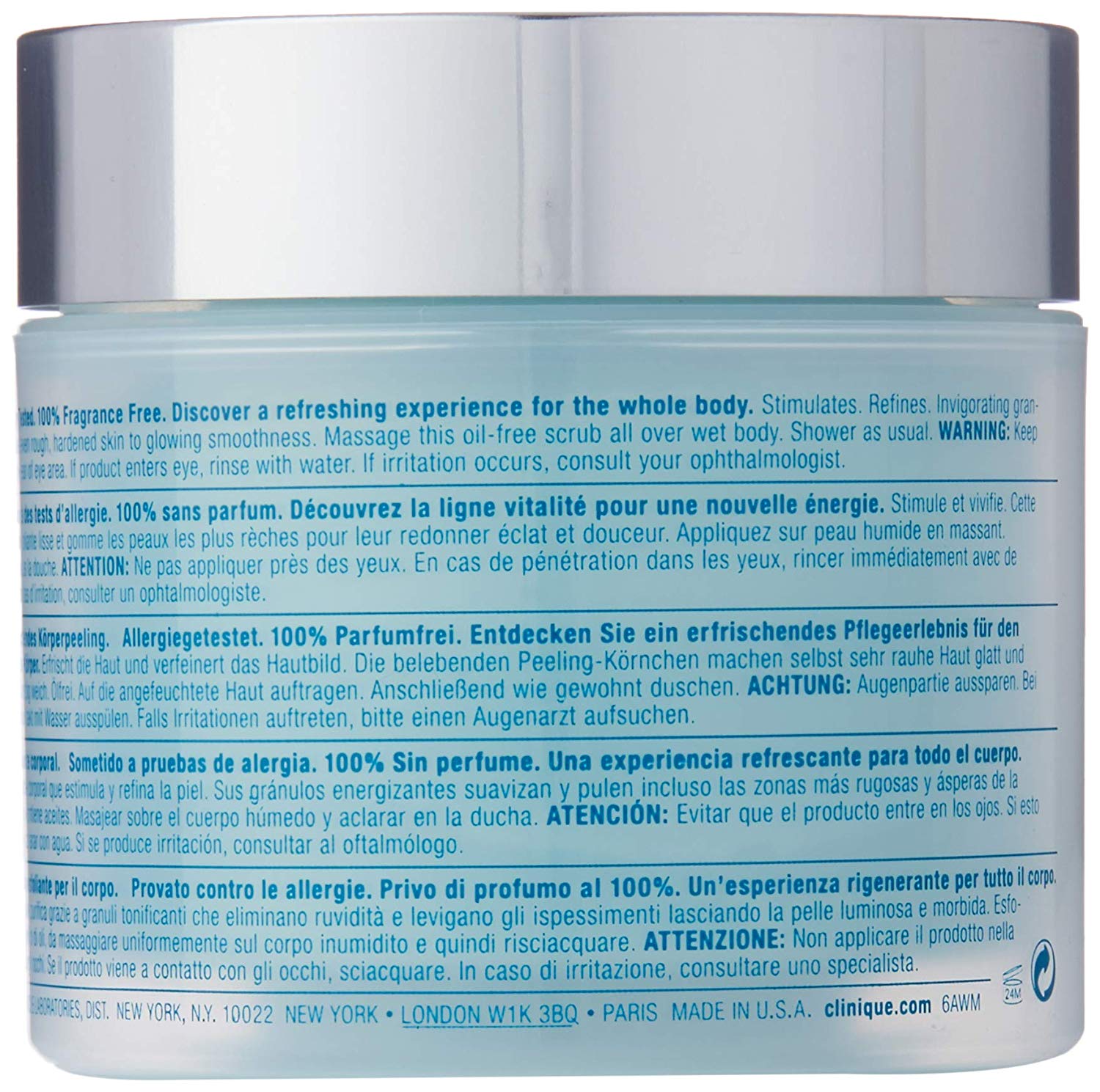 Clinique Sparkle Skin Body Exfoliating Cream With Salicylic Acid, 250 ml, Clear, 250 ml (Pack of 1) - Image 2