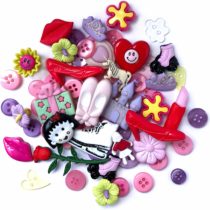 Buttons Galore Girls, Multi-Colour, 0.6