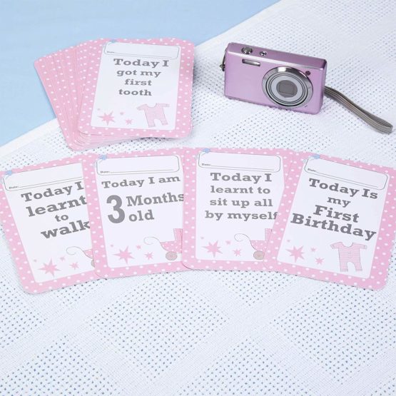 Neviti 773895 Tiny Feet Girl Baby Photo Cards - Image 2