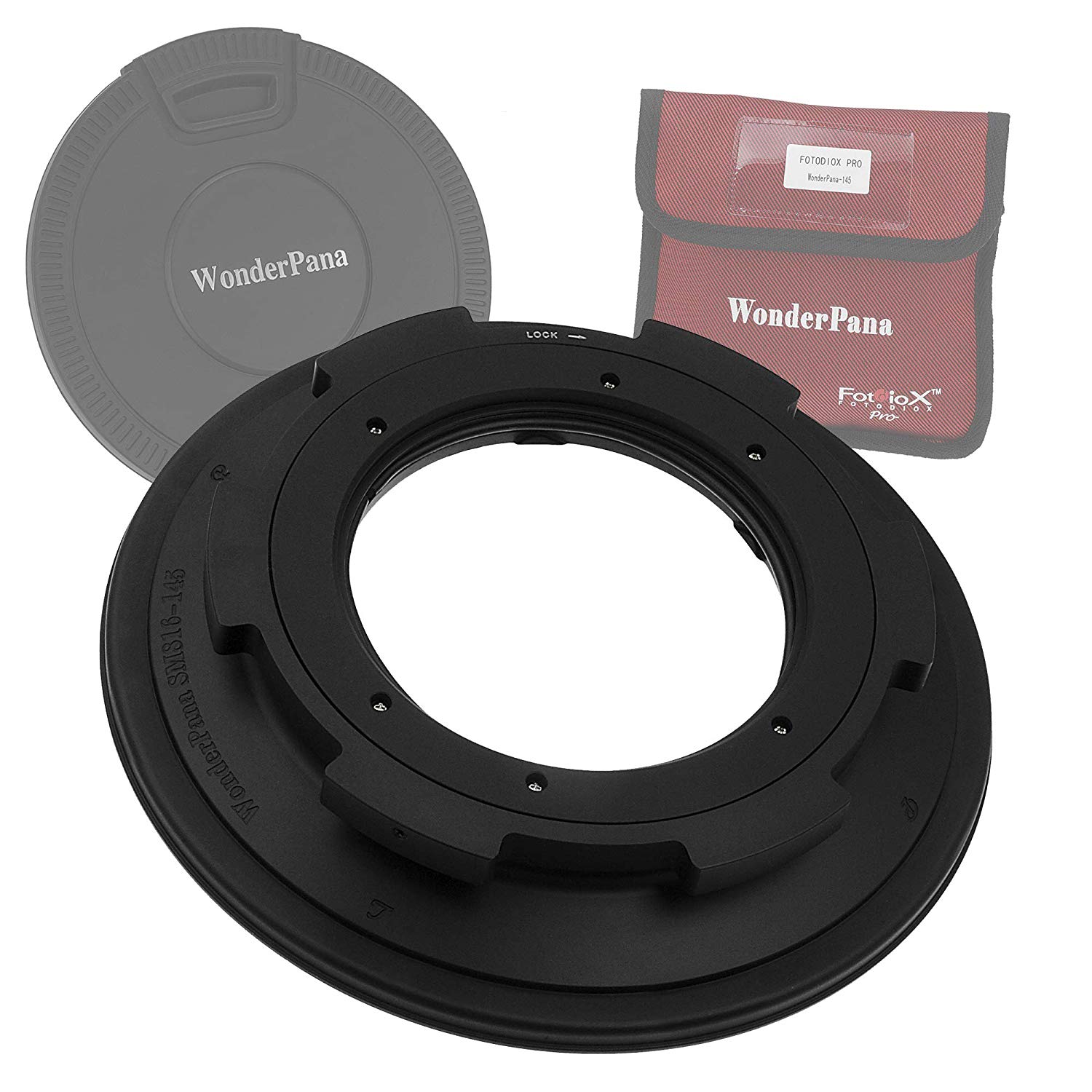WonderPana Classic 145mm Filter Holder Compatible with Sigma 8-16mm f/4.5-5.6 DC HSM Lens, Black