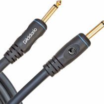 D'Addario Speaker Cable - Gold Plated Plugs for Optimal Signal Flow - Shielded for Noise Reduction - 1/4 Inch Male to 1/4 Inch Male - Custom Series - 3 Inch/76.2 MM - Straight Ends - 1 Pack