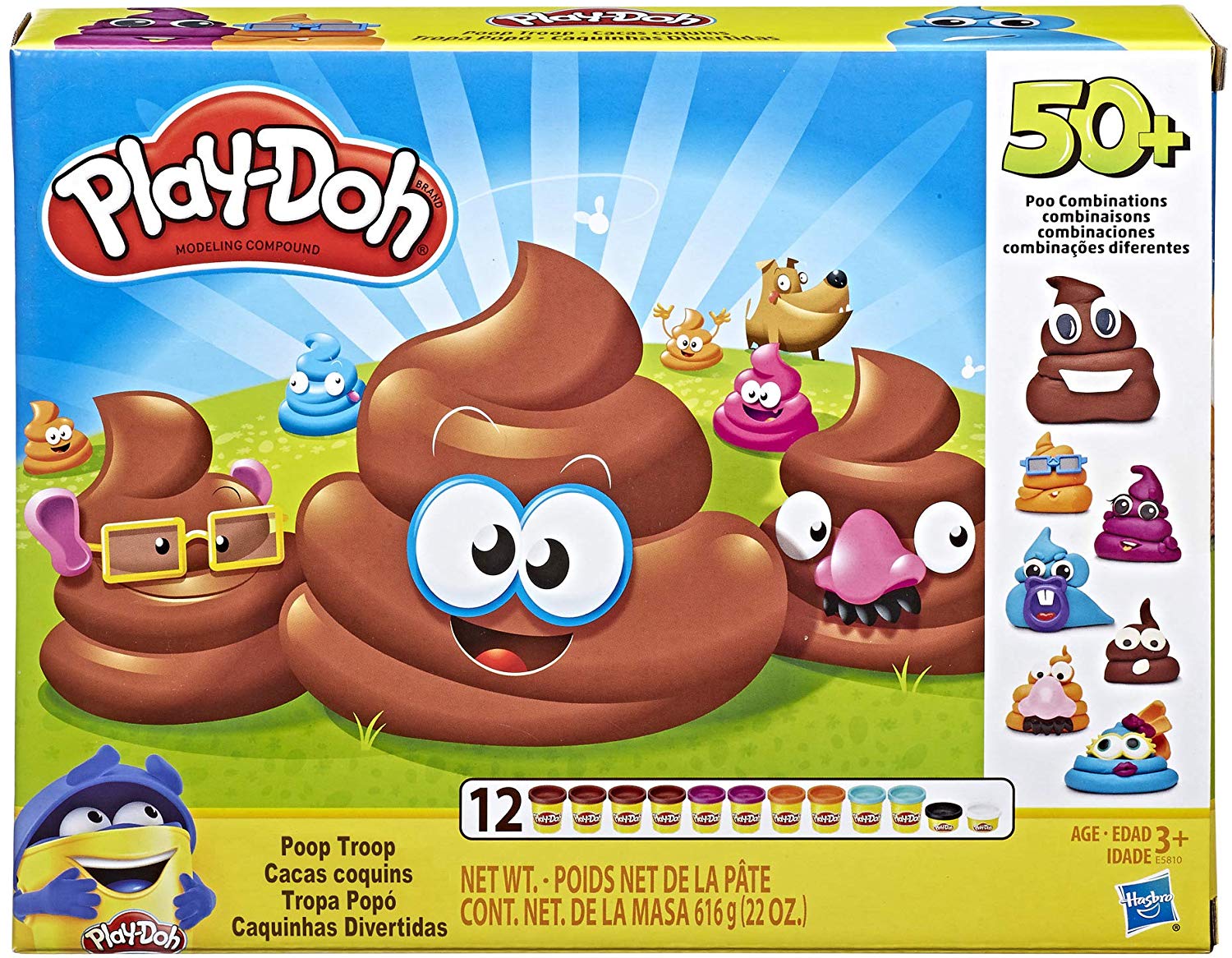 Play-Doh Hasbro Poop Troop, Multi, 60Cm