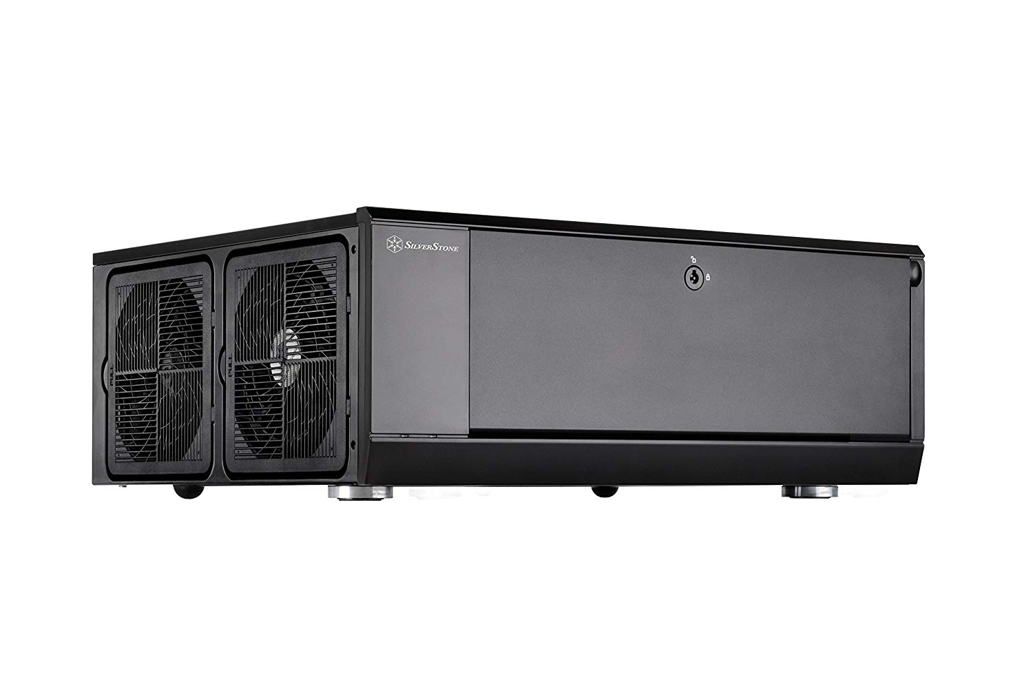 SilverStone SST-GD10B - Grandia HTPC ATX Computer Case, Silent High Airflow Performance, black - Image 2