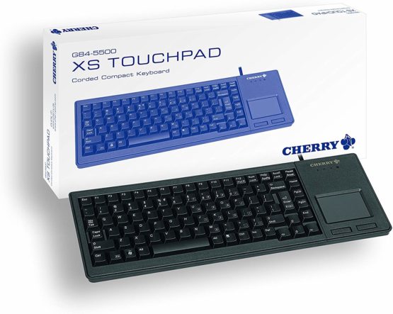 Cherry G84-5500LUMDE-2 Touch Pad Compact Keyboard - Black - Image 4